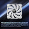 Thermaltake LE120 ARGB Sync PC Cooling Fan (3-Fan Pack, White)