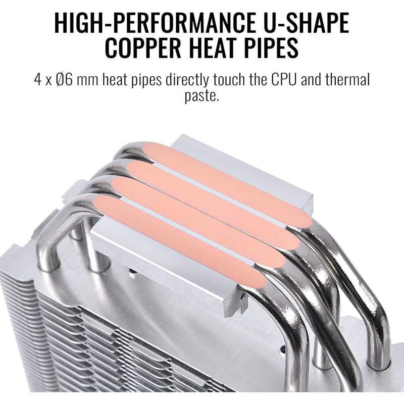 Thermaltake TOUGHAIR 510 CPU Cooler (Gray)
