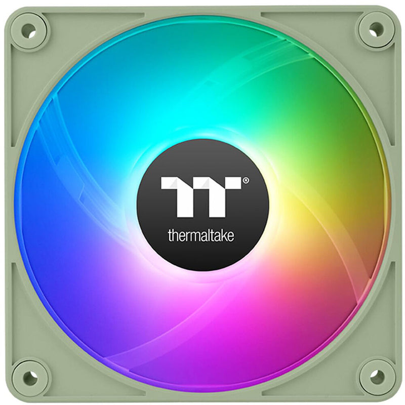 Thermaltake CT120 EX Reverse ARGB Sync PC 120mm Cooling Fan (3-Fan Pack, Matcha Green)