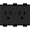 Crestron Dual NEMA 5 Type-B AC Power Outlet Module with 2 Under-Table Outlets for FT2 Cable Management
