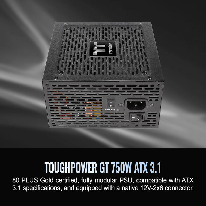 Thermaltake Toughpower GT 750W 80 PLUS Gold Power Supply (Black)