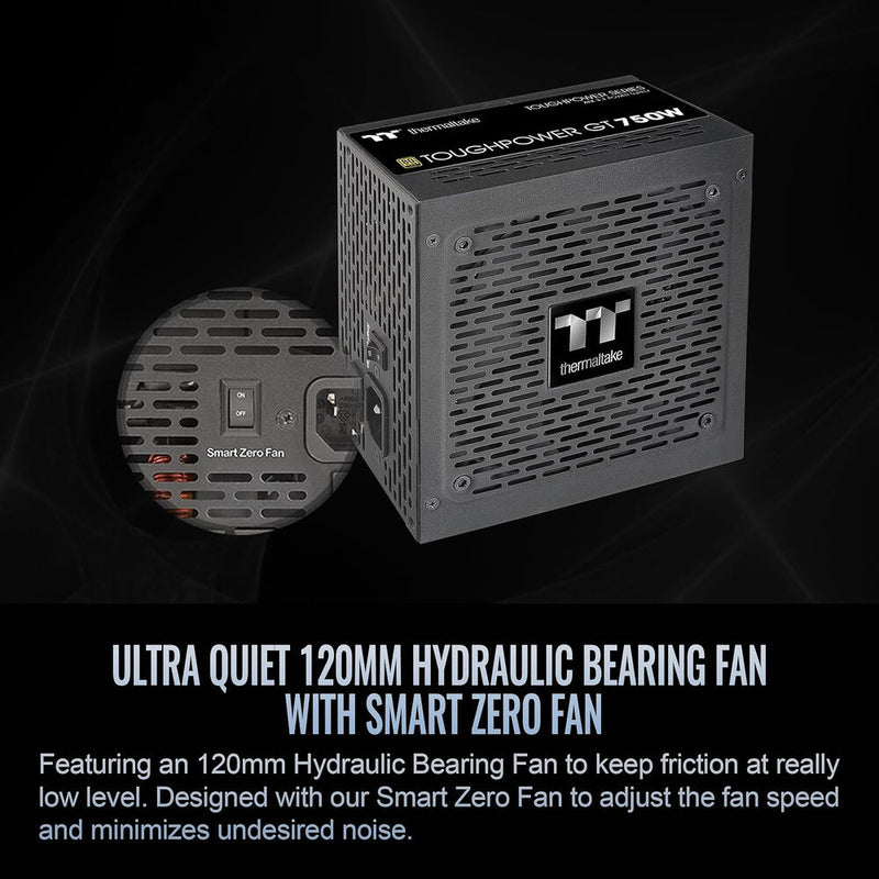 Thermaltake Toughpower GT 750W 80 PLUS Gold Power Supply (Black)