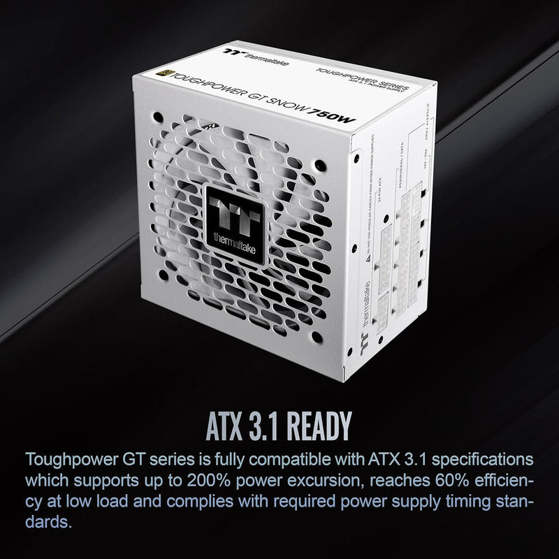 Thermaltake Toughpower GT 750W 80 PLUS Gold Power Supply (Snow)