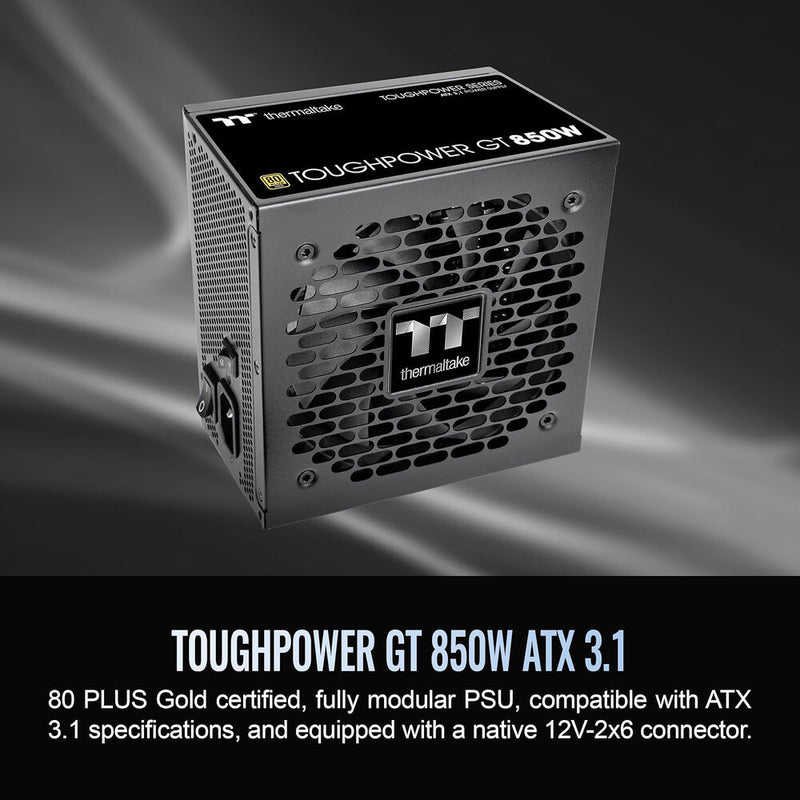 Thermaltake Toughpower GT 850W 80 PLUS Gold Power Supply (Black)