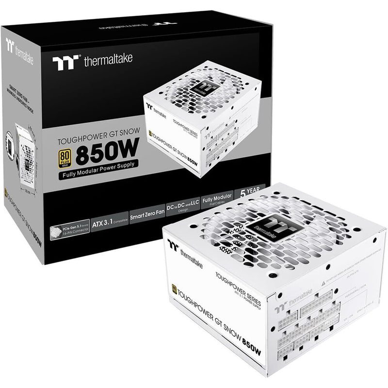 Thermaltake Toughpower GT 850W 80 PLUS Gold Power Supply (Snow)