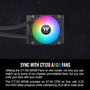 Thermaltake TH120 V2 ARGB Sync All-In-One Liquid Cooler (Black)