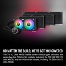 Thermaltake TH420 V2 Ultra ARGB Sync All-In-One Liquid Cooler (Black)