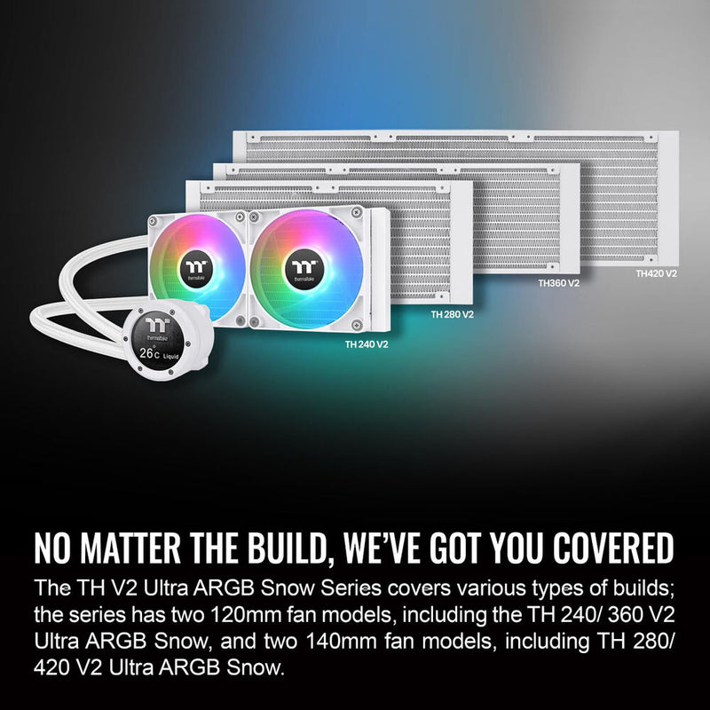 Thermaltake TH420 V2 Ultra ARGB Sync All-In-One Liquid Cooler (Snow)