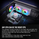 Thermaltake TH240 V2 Ultra ARGB Sync All-In-One Liquid Cooler (White)