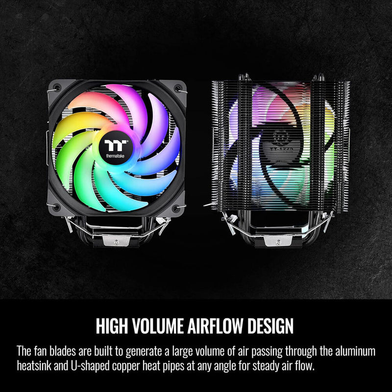 Thermaltake UX200 SE ARGB Lighting CPU Cooler (Black)