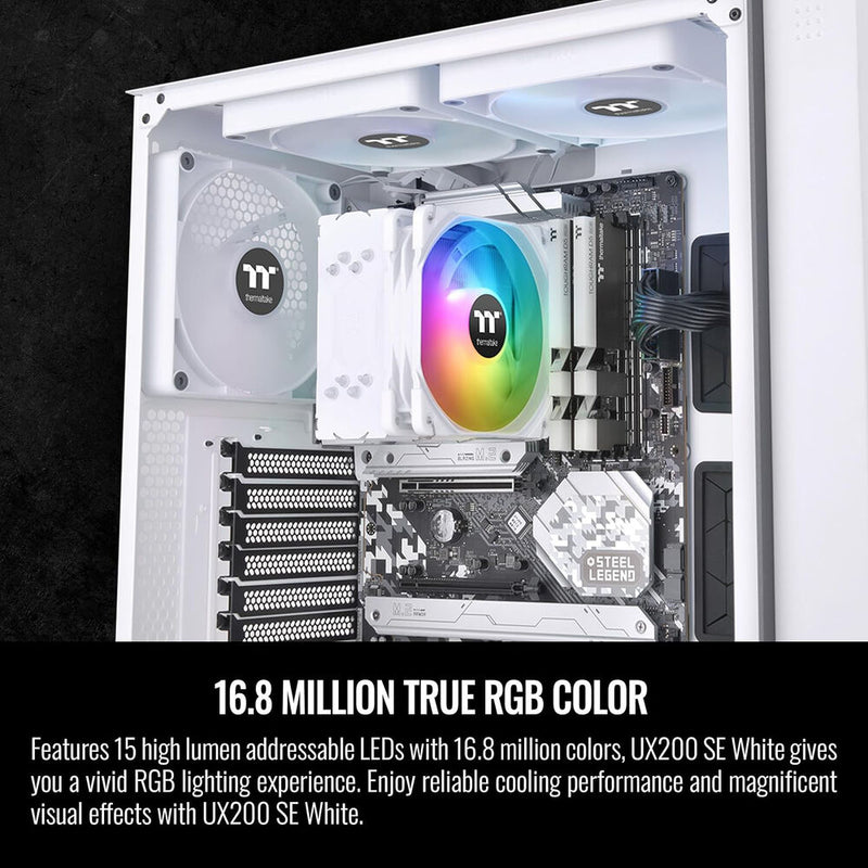Thermaltake UX200 SE ARGB Lighting CPU Cooler (White)