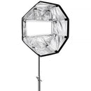 DoPchoice SNAPBAG Octa Softbox for Rotolight Titan X2 LED Light Panel (Silver, 3')
