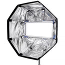 DoPchoice SNAPBAG Octa Softbox for Rotolight Titan X2 LED Light Panel (Silver, 3')