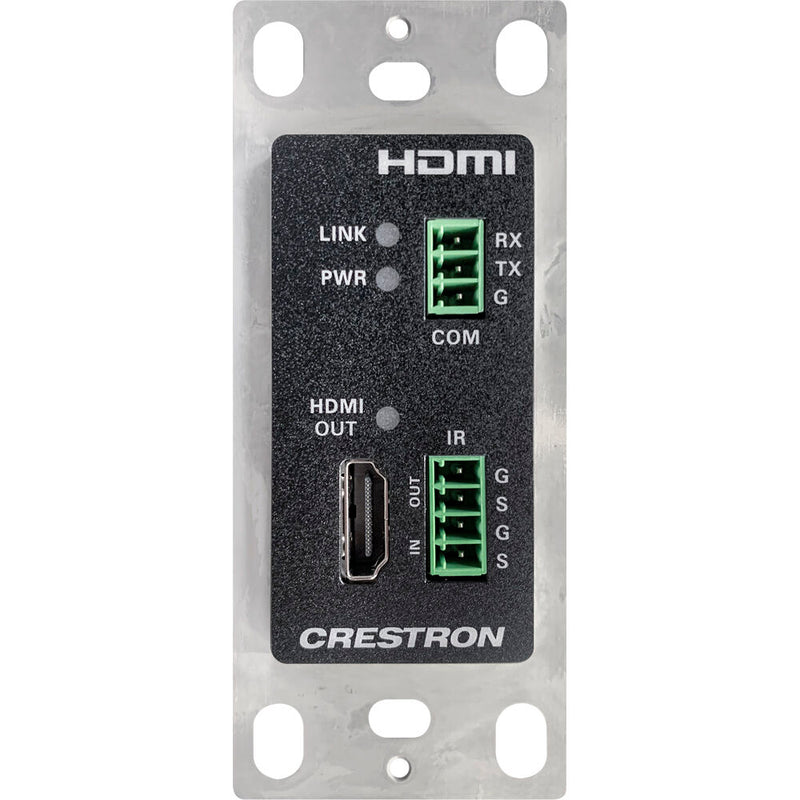 Crestron DM Essentials 4K60 Wall Plate Receiver for Signal Extension