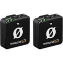 RODE Wireless ME TX Transmitter for the Wireless ME System (2.4 GHz, Black, 2-Pack)