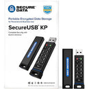 SecureData 256GB SecureUSB KP 256-Bit Encrypted USB 3.0 Flash Drive