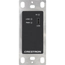Crestron DM Lite 4K60 Wall Plate Transmitter for USB-C Signal Extension (Black)