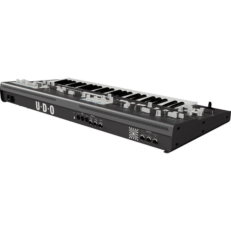 UDO Audio Super 6 ST49 Digital-Analog Hybrid Synthesizer with SuperTouch Keyboard (Black)