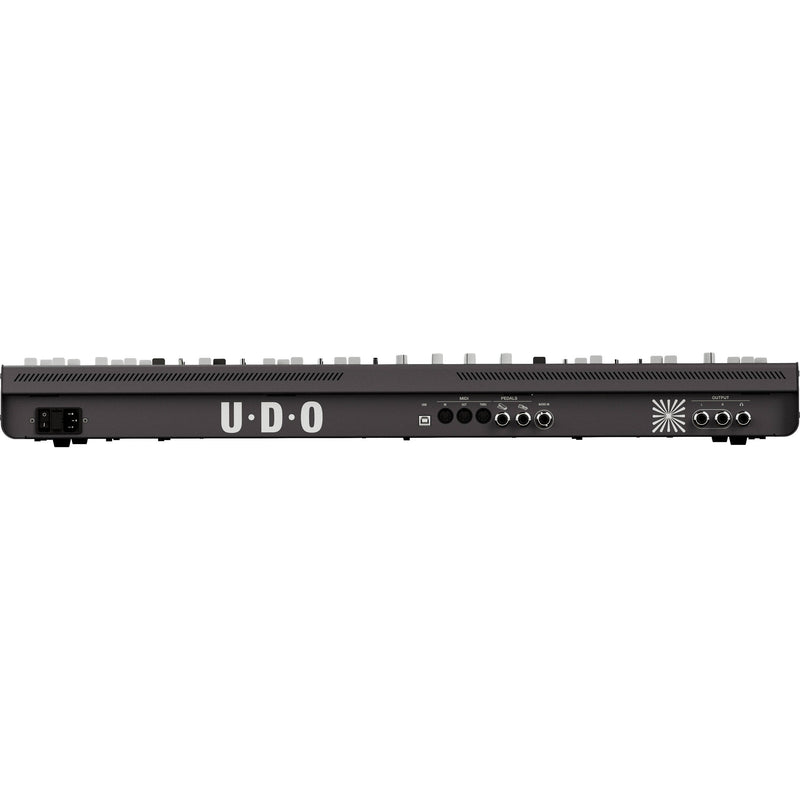 UDO Audio Super 6 ST49 Digital-Analog Hybrid Synthesizer with SuperTouch Keyboard (Black)