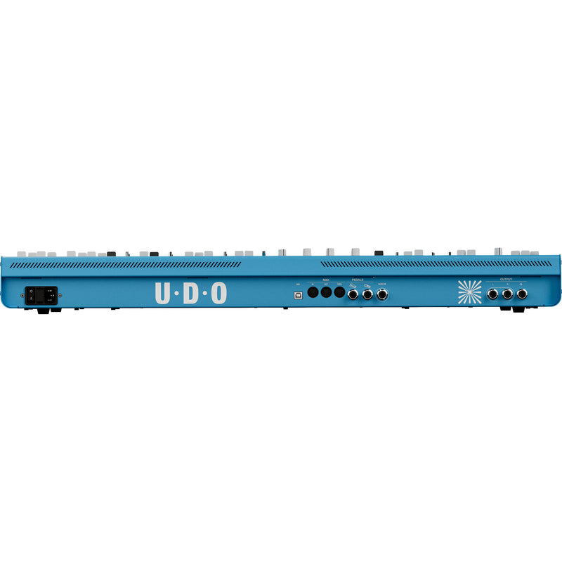 UDO Audio Super 6 ST49 Digital-Analog Hybrid Synthesizer with SuperTouch Keyboard (Blue)