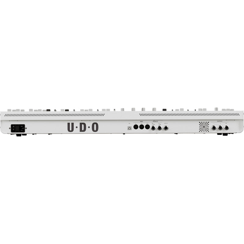 UDO Audio Super 6 ST49 Digital-Analog Hybrid Synthesizer with SuperTouch Keyboard (White)