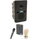 Anchor Audio Go Getter 2 Air X2 with Wireless Handheld Mic, Wireless Belt Pack Transmitter, Lavalier Mic, and 2 Speaker Stands