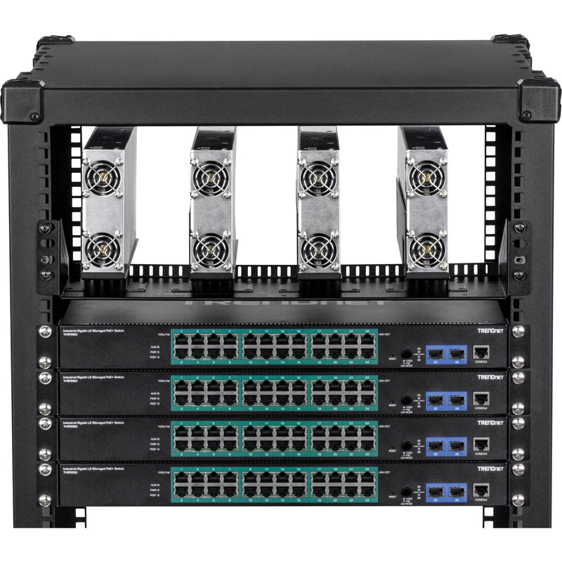 TRENDnet 19" Rackmount Industrial Power Supply Vertical Chassis