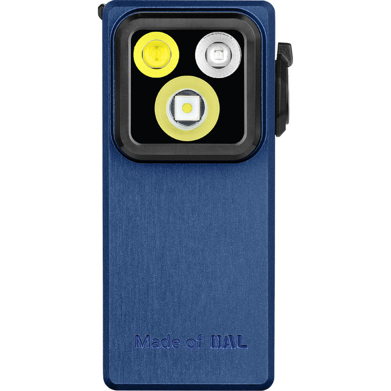 Olight Oclip Ultra Rechargeable Clip-On Light (Navy Blue)