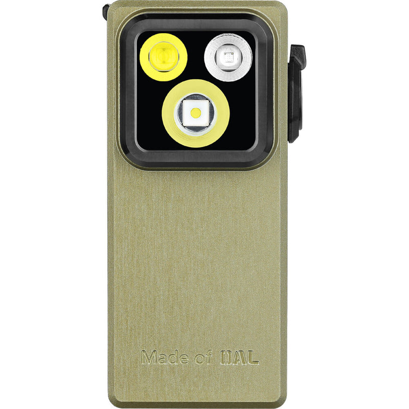 Olight Oclip Ultra Rechargeable Clip-On Light (Olive Green)