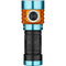 Olight Baton Turbo Rechargeable Flashlight (Roadster Blue / Orange)