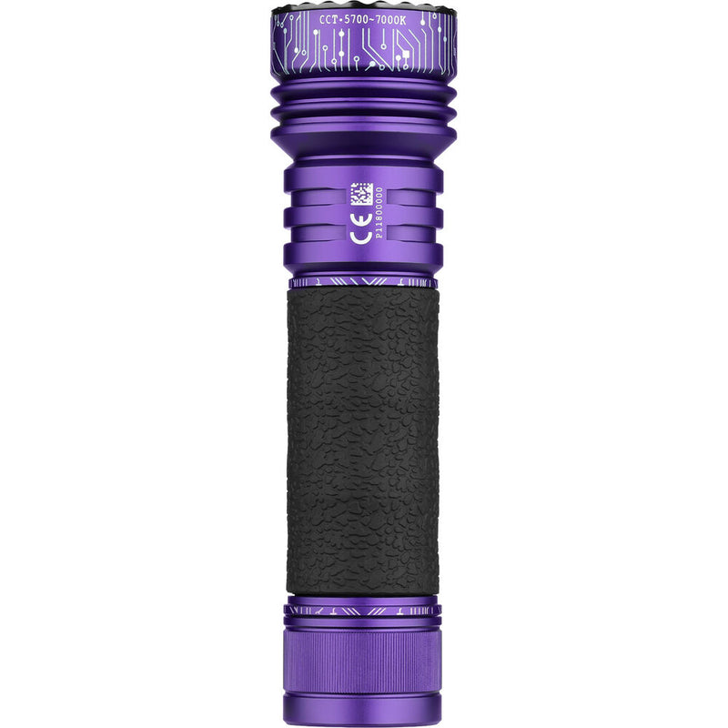 Olight Seeker 4 Pro Rechargeable LED Flashlight (Cool White LED, Cyber Violet)