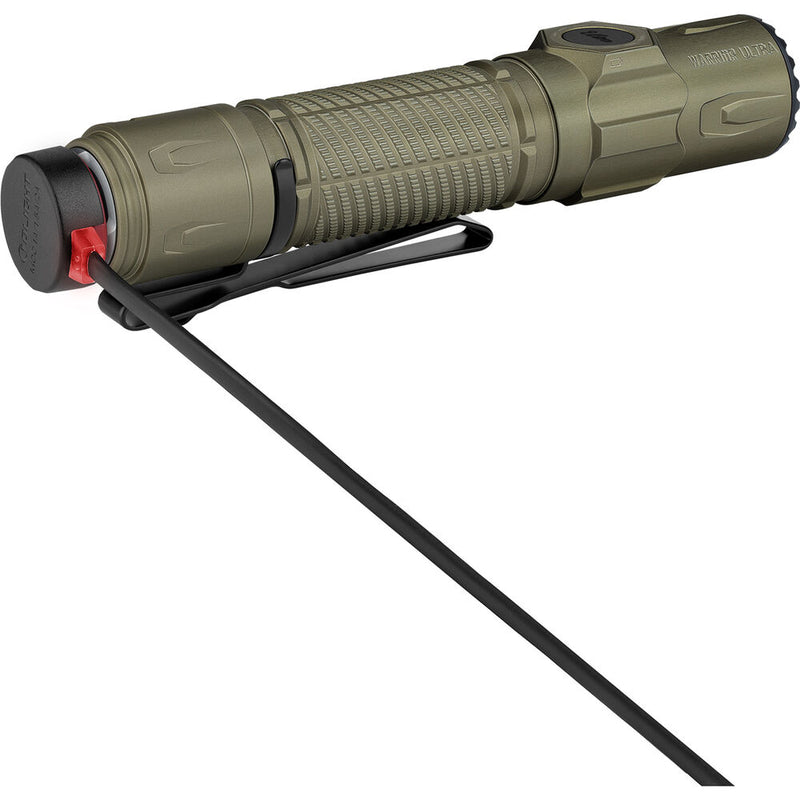 Olight Warrior Ultra Rechargeable LED Flashlight (Olive Green)
