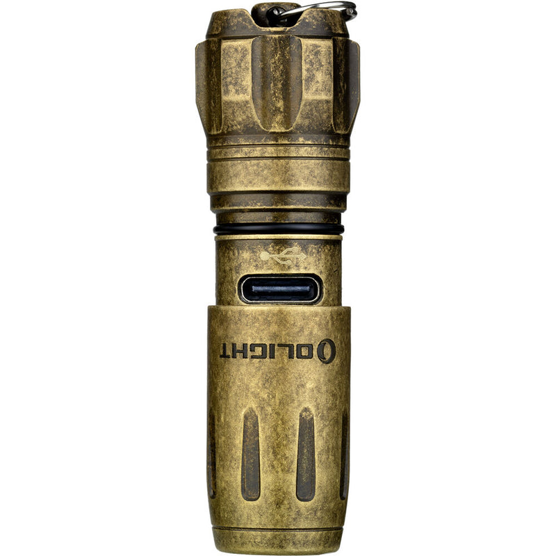 Olight I18 Rechargeable Key Chain Light (Brass)