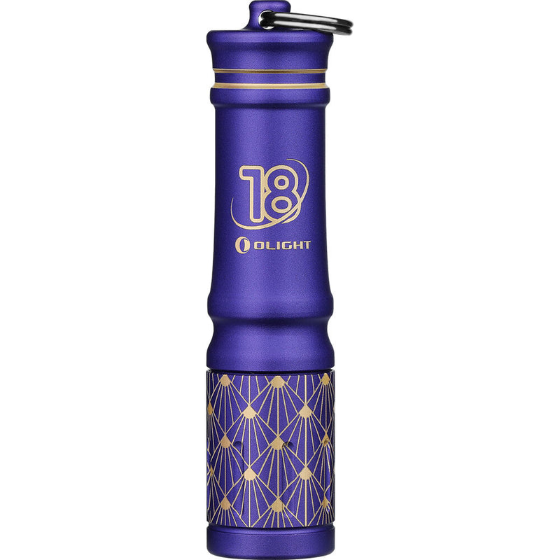 Olight I3E EOS Flashlight (18th Anniversary Edition Purple)