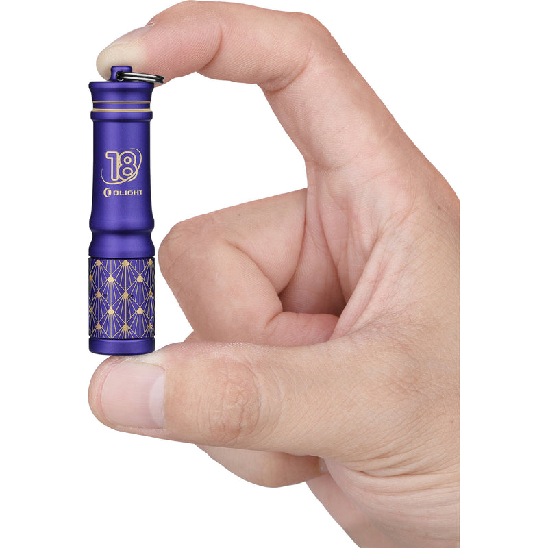 Olight I3E EOS Flashlight (18th Anniversary Edition Purple)