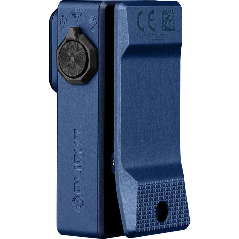 Olight Oclip Ultra Rechargeable Clip-On Light (Navy Blue)