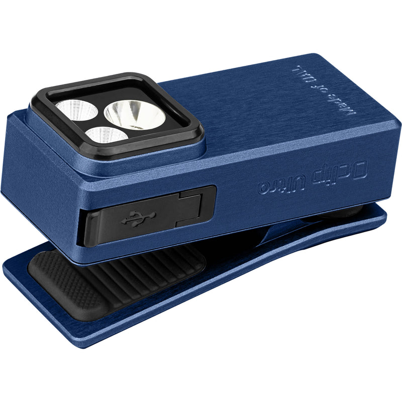 Olight Oclip Ultra Rechargeable Clip-On Light (Navy Blue)