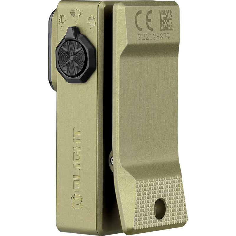 Olight Oclip Ultra Rechargeable Clip-On Light (Olive Green)