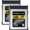 ProGrade Digital 240GB CFexpress 4.0 Type B Gold Memory Card (2-Pack)