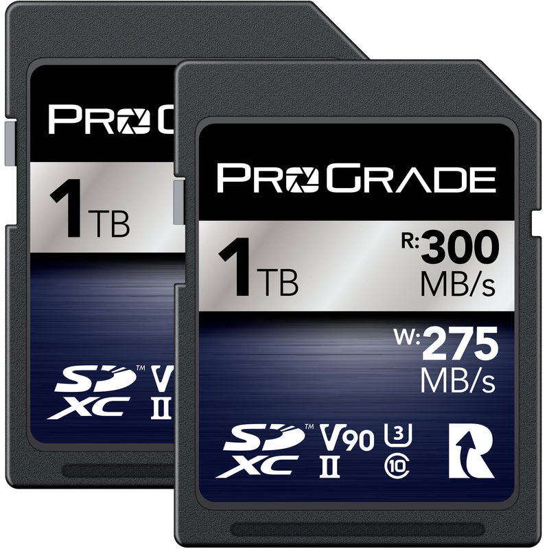 ProGrade Digital 1TB UHS-II SDXC Iridium Memory Card (2-Pack)