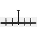 BZBGEAR 2x1 LED/LCD Ceiling Adjustable Tilt TV Mount
