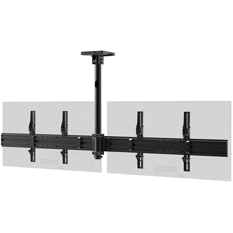 BZBGEAR 2x1 LED/LCD Ceiling Adjustable Tilt TV Mount