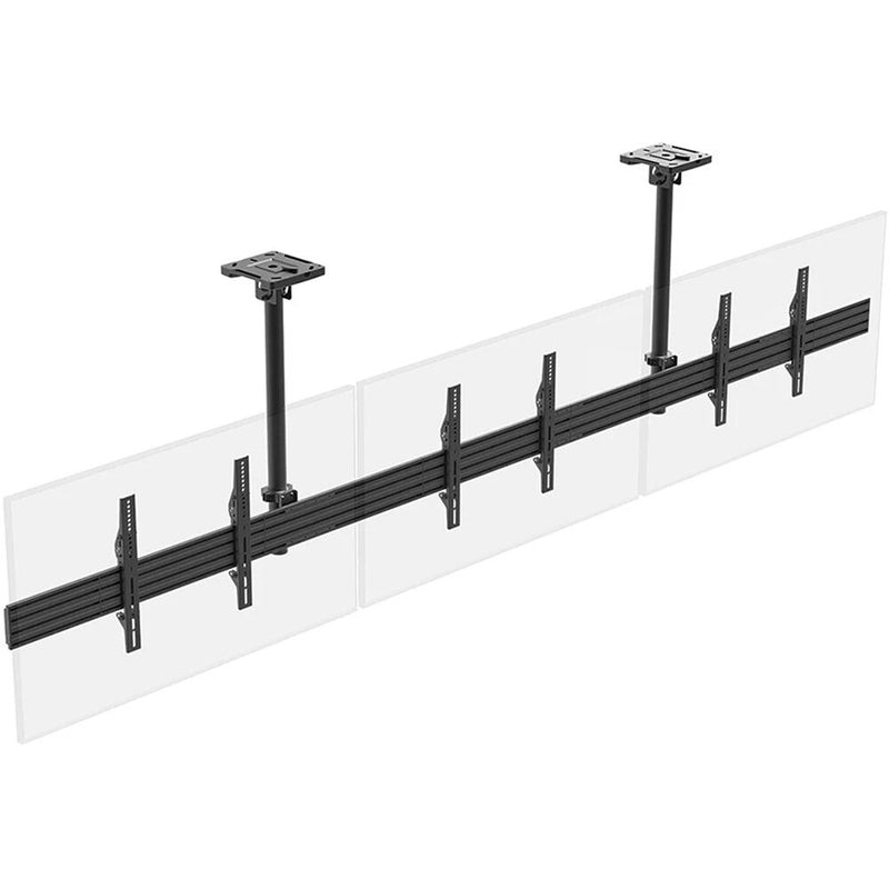 BZBGEAR 3x1 LED/LCD Ceiling Adjustable Tilt TV Mount