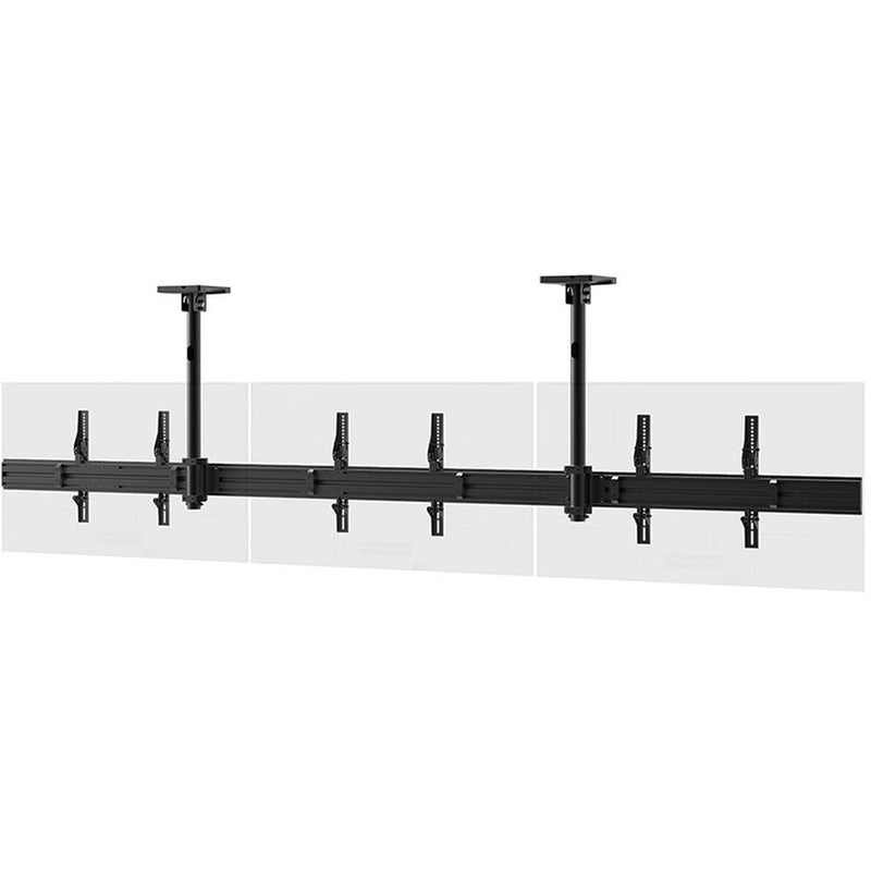 BZBGEAR 3x1 LED/LCD Ceiling Adjustable Tilt TV Mount