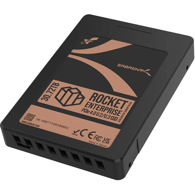 Sabrent 30.72TB Rocket Enterprise NVMe PCIe 4.0 U.2 Internal SSD