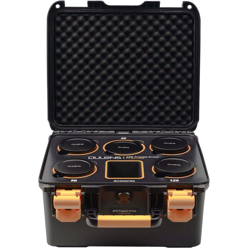 Dulens Hard Case for Set of Five APO Triassic Prime Lenses