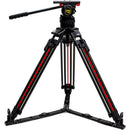 Teris TS-H20CF-Q Fluid Head & Carbon Fiber Tripod System