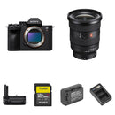 Sony a7R V Mirrorless Camera with 16-35mm f/2.8 II Lens and Performance Kit