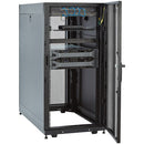 StarTech 4-Post Lockable 19" Server Rack Cabinet for Computer / AV / IT Equipment, Office / Home Network (Black, 25 RU)