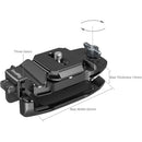 SmallRig Camera Clip with Quick Release Mount Plate